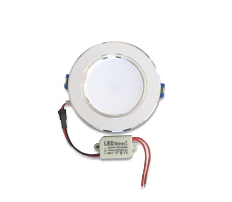 5W Кръгъл LED Панел за Вграждане New Style 4500К Натурално Бяла Светлина - Затвори